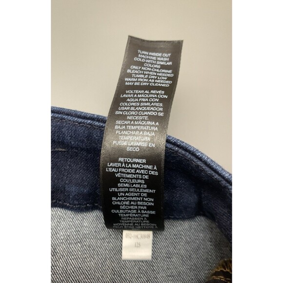 Chicos Dark Wash The So Lifting Crop Jeans Size 0.5 (6 - 30/23) Straight Stretch - Picture 6 of 13